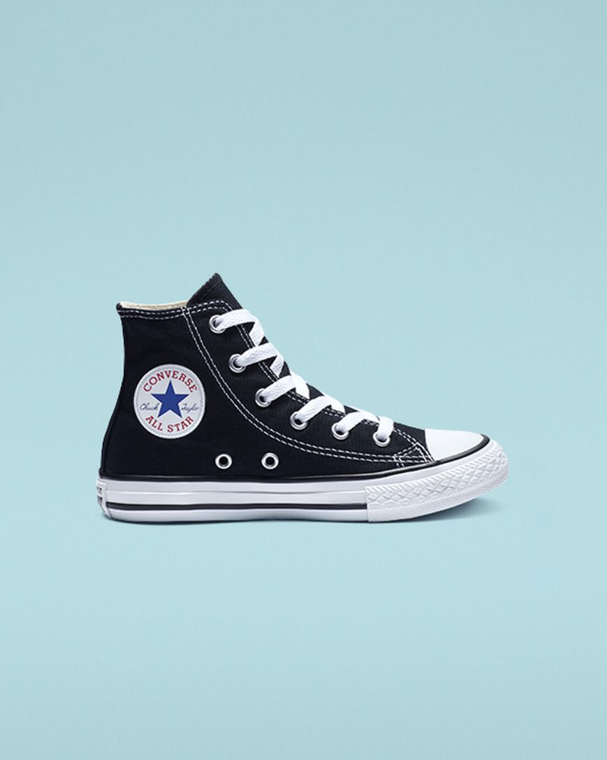 Tenisky Vysoke Converse Chuck Taylor All Star Klasické Chlapcenske Čierne | SK GKU5P8